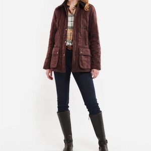 Women's Quilted Brown Jacket